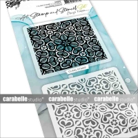 Carabelle Studio Art Stamp & Stencil Set - Blooming...