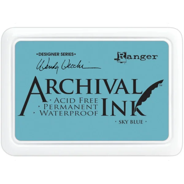Stempelkissen Ranger Archival Ink - Sky Blue