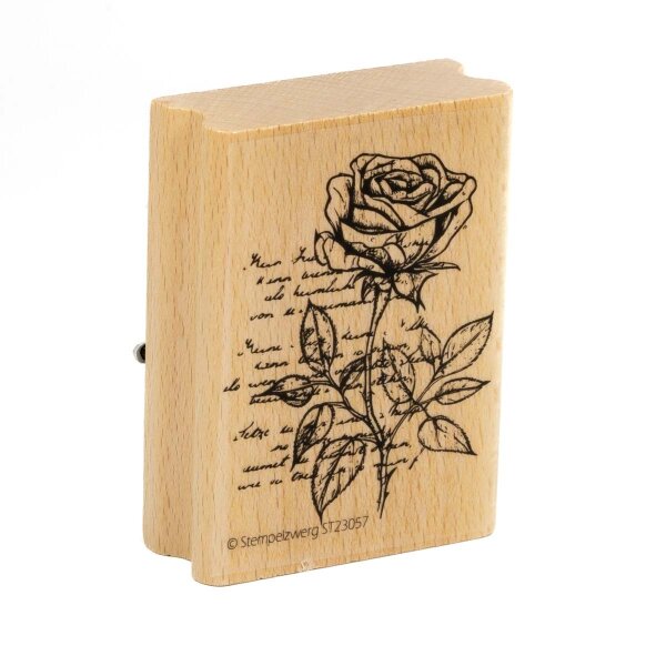 Zwergenstoffe Stempel Shabby Rose