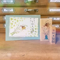 Zwergenstoffe Mundartstempel "vo mir für...