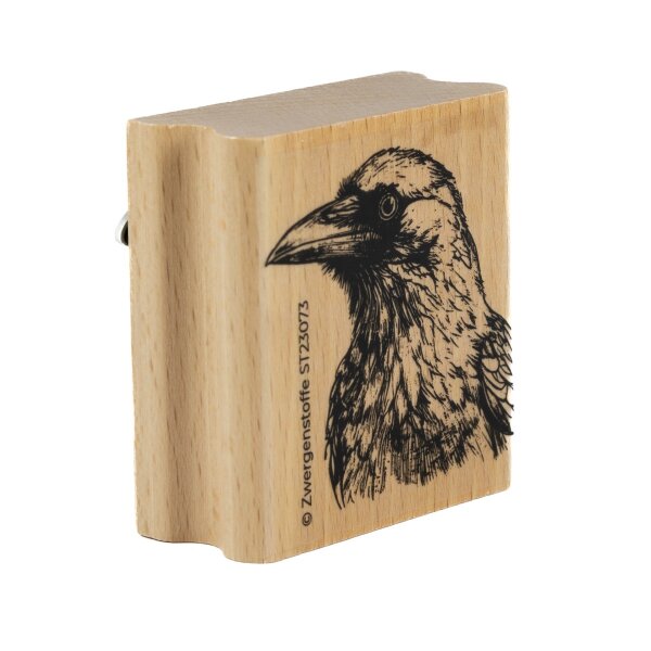 Zwergenstoffe Stempel – Krähe