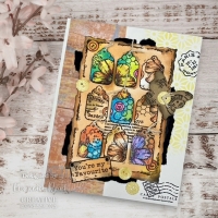 Woodware Clear Stamp Nine Tags