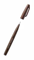 Pentel Brush Sign Pen Pinselstift Dunkelbraun