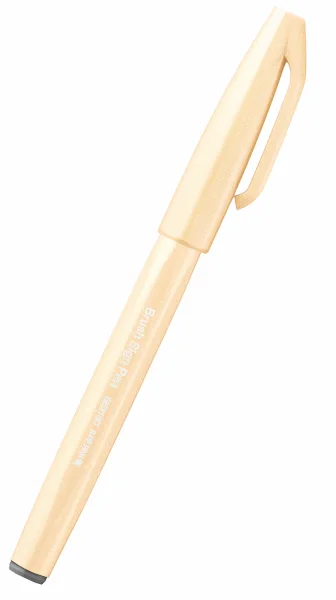 Pentel Brush Sign Pen Pinselstift Blassorange