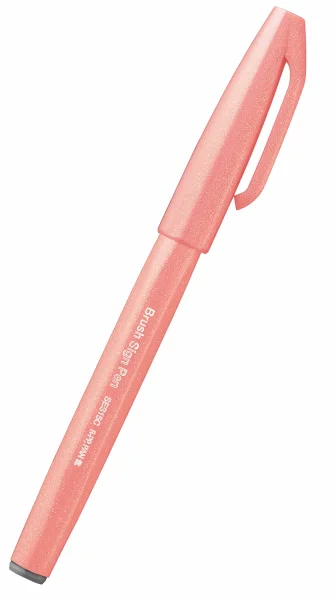 Pentel Brush Sign Pen Pinselstift Koralle-Orange