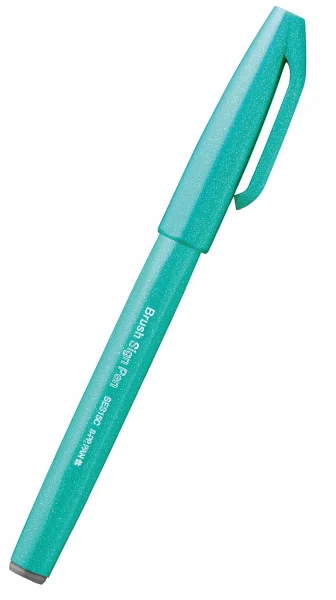 Pentel Brush Sign Pen Pinselstift Smaragdgrün