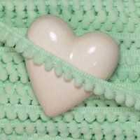Baby Pomponborte Mint