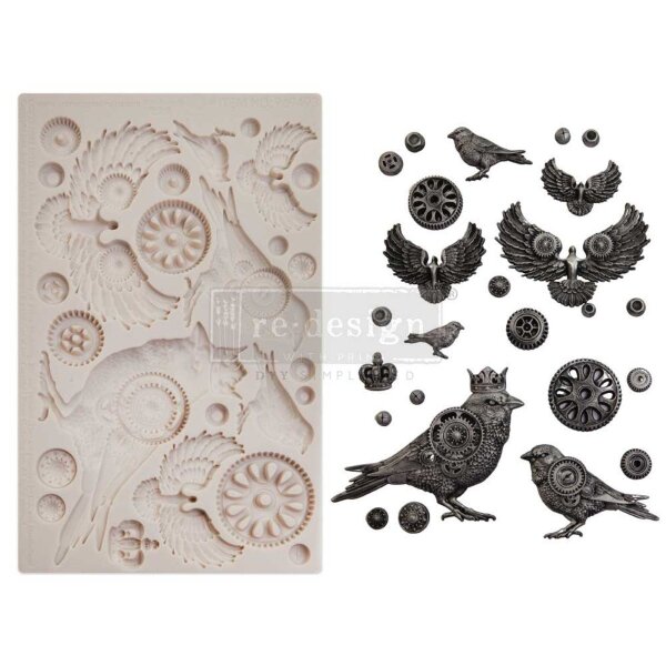 Finnabair Mould 12.5x20.5cm - Clockwork Sparrows