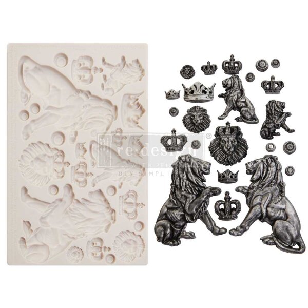 Finnabair Mould 12.5x20.5cm - Regal Lions