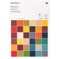 Rico Design Bastelpapier Super Earthy Colors 30 Blatt