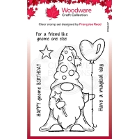 Woodware Clear Stamp Wizard Gnome