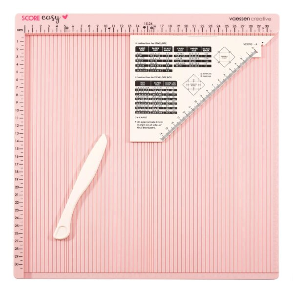 Score Easy Falzbrett 30x30cm Rosa