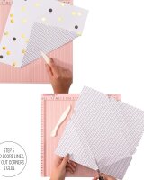 Score Easy Falzbrett 30x30cm Rosa