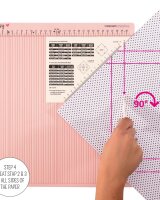 Score Easy Falzbrett 30x30cm Rosa
