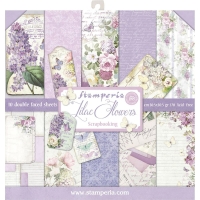 Stamperia Scrapbooking Block 12x12 inch - Lilac