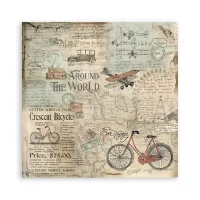 Stamperia Scrapbooking Fabric - Around The World