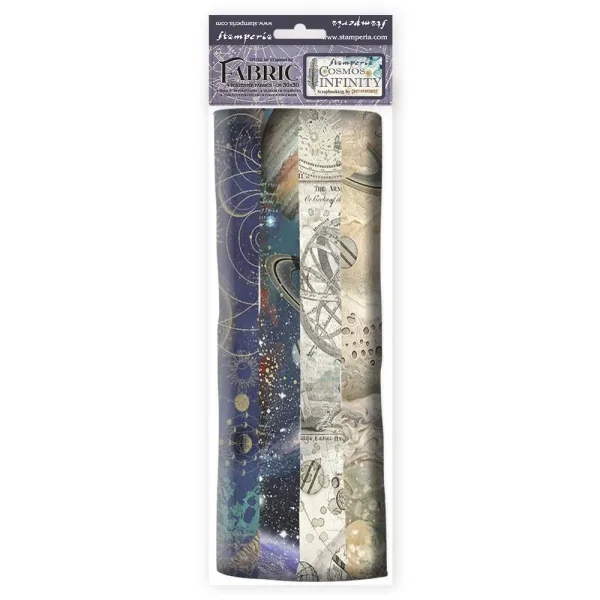 Stamperia Scrapbooking Fabric - Cosmos Infinity