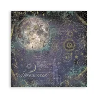 Stamperia Scrapbooking Fabric - Cosmos Infinity