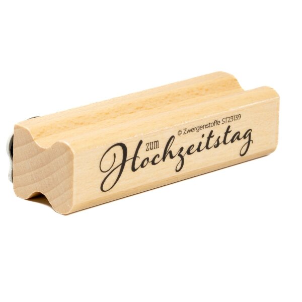 Zwergenstoffe Textstempel «zum Hochzeitstag»