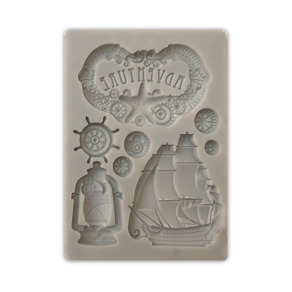 Stamperia Mould 10.5x14.8cm - Songs Of The Sea Adventure