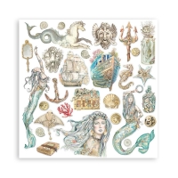 Stamperia Scrapbooking Block 12x12 inch - Songs Of The Sea