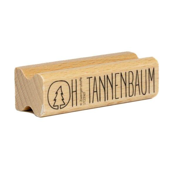 Zwergenstoffe Weihnachtsstempel «OH TANNENBAUM»