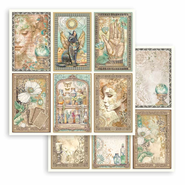 Stamperia Design Papier - Fortune 6 cards