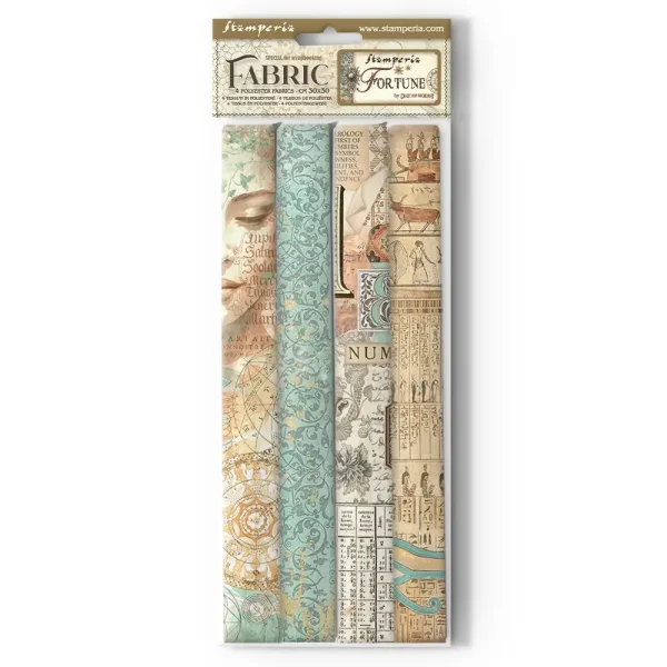Stamperia Scrapbooking Fabric - Fortune