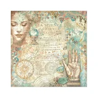 Stamperia Scrapbooking Fabric - Fortune
