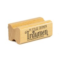 Zwergenstoffe Textstempel «Folge deinen...