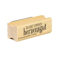 Zwergenstoffe Textstempel «du bist einfach...