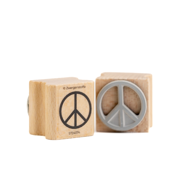Zwergenstoffe Motivstempel "Peace"