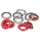 Prym 15 Stk Ösen und Scheiben 14 mm – Rot