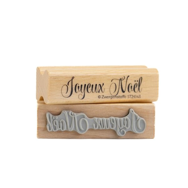 Zwergenstoffe Weihnachtsstempel "Joyeux Noël"
