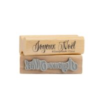 Zwergenstoffe Weihnachtsstempel "Joyeux Noël"