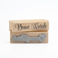 Zwergenstoffe Weihnachtsstempel «Buon Natale»