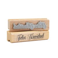 Zwergenstoffe Weihnachtsstempel "Feliz Navidad"