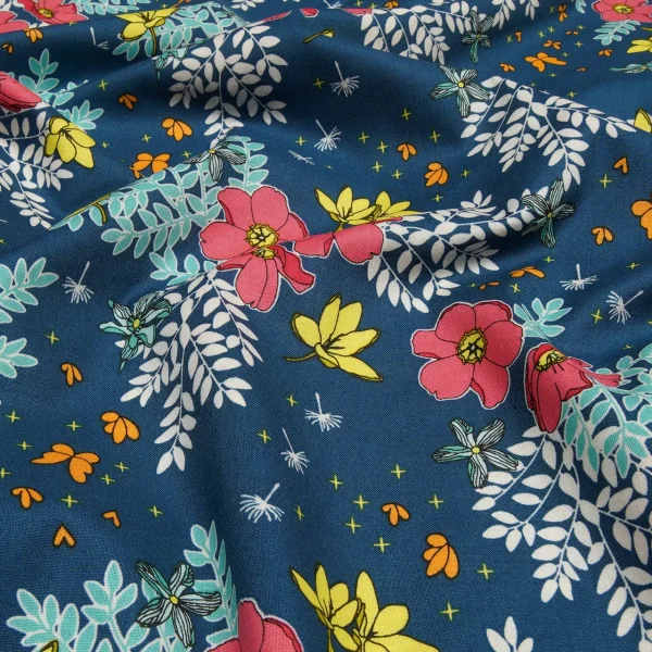 Fat Quarter Michael Miller In Bloom Petrol
