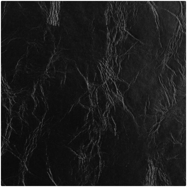 Kunstleder PALOMA Metallic mit Filzabseite Schwarz 50x65cm Stück