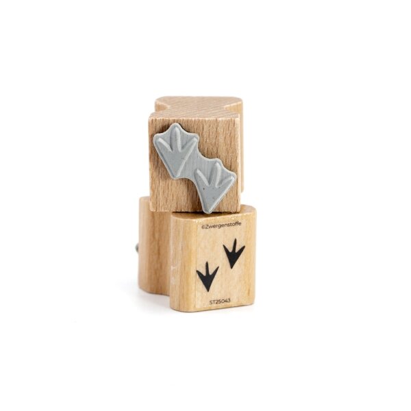 Zwergenstoffe Stempel – Vogelspuren