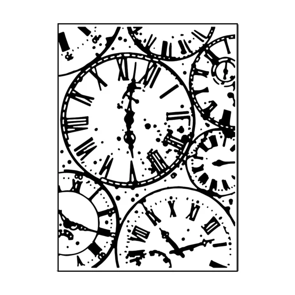 Carabelle Studio Prägeschablone  Horloges