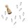 Zwergenstoffe Ministempel 14 mm – Rüebli