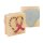 Zwergenstoffe Stempel Schleife mit Blumen