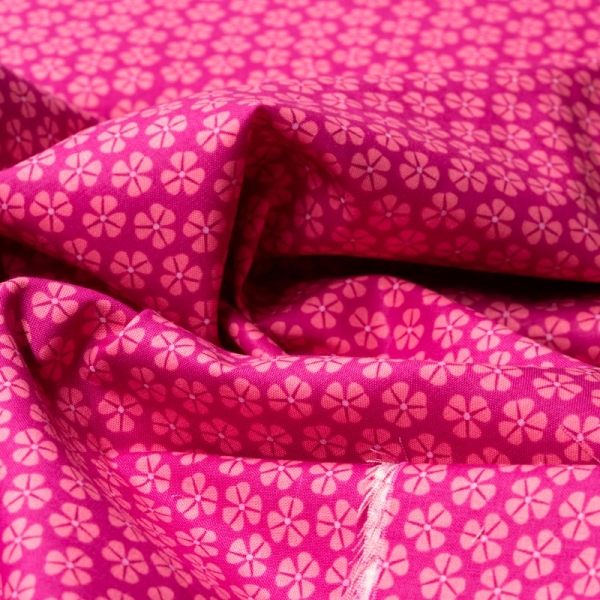 Fat Quarter Baumwolle Poppy Pink 45x55 cm