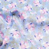 Fat Quarter Baumwolle Unicorn Utopia - Blumen auf...