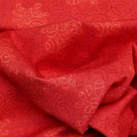 Fat Quarter Baumwolle Nature Elements – Burgundy