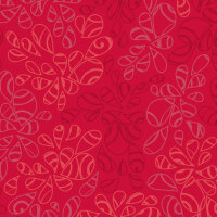 Fat Quarter Baumwolle Nature Elements – Burgundy