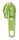 riri 4mm Reissverschluss schieber – Lime