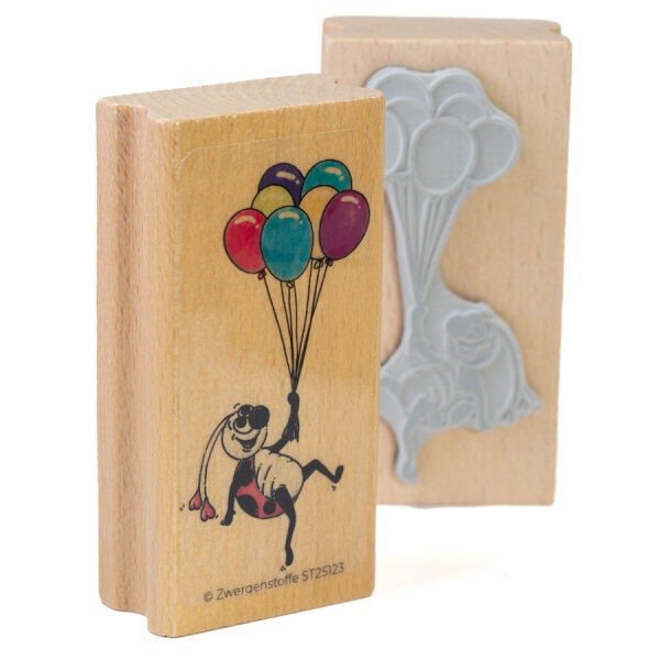 Zwergenstoffe Käferbande Stempel – Ballonflug