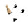 Zwergenstoffe Ministempel 14 mm – Gespenst